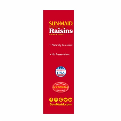 Sun-Maid® California Sun-Dried Raisins Perspective: left