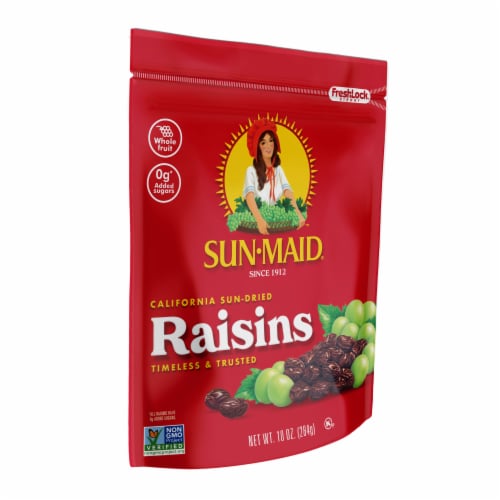 Sun-Maid® California Sun-Dried Raisins Perspective: left