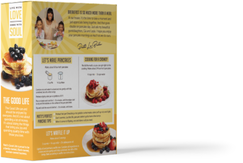 Patti's Good Life™ Complete Buttermilk Pancake and Waffle Mix Perspective: left