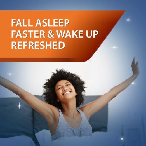 Unisom SleepTabs Sleep-Aid Doxylamine Succinate Tablets Perspective: left