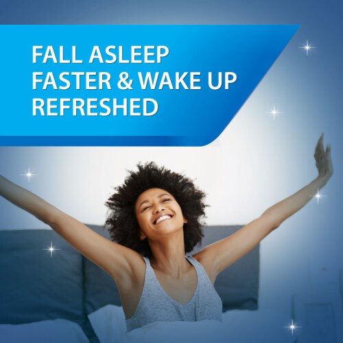 Unisom SleepGels Nighttime Sleep-aid Diphenhydramine HCI SoftGels Perspective: left