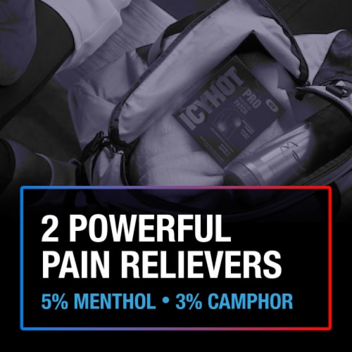 Icy Hot Pro No-Mess Pain Relief Camphor and Menthol Patches Perspective: left