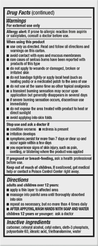 Icy Hot® Original Pain Relief Cream Perspective: left