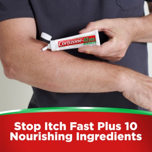 Cortizone 10 Plus Ultra Moisturizing Anti Itch Cream Perspective: left