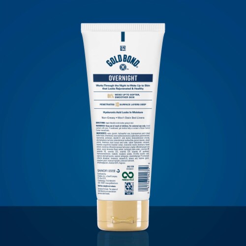Gold Bond Overnight Deep Moisturizing Lotion Skin Therapy Lotion With Calming Scent Perspective: left