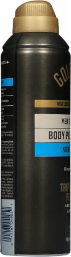 Gold Bond Ultimate Men's Essentials Nightfall Body Powder Spray Perspective: left