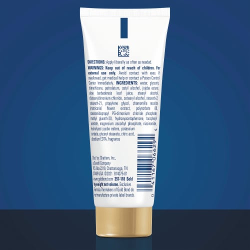 Gold Bond Healing Hydrating Lotion With Aloe Perspective: left