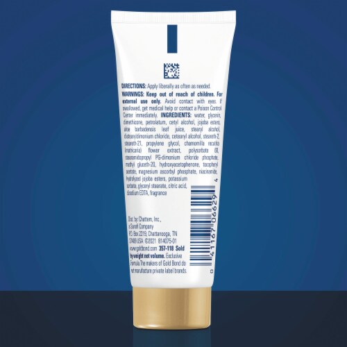 Gold Bond Healing Hydrating Lotion With Aloe Perspective: left