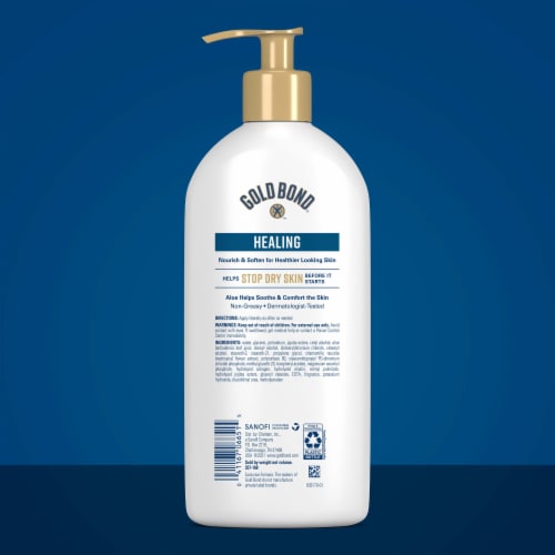 Gold Bond Healing Hydrating Lotion With Aloe Perspective: left