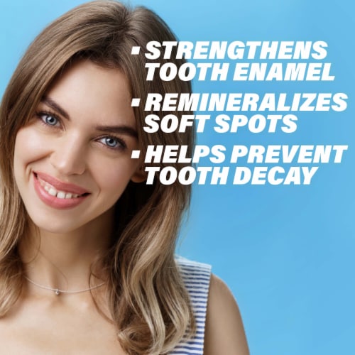 ACT Restoring Anticavity Fluoride With Zero Alcohol Mint Burst Mouthwash Perspective: left