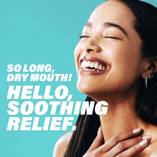 ACT Dry Mouth Sugar Free Honey-Lemon with Xylitol Lozenges Perspective: left