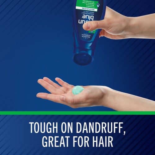 Selsun Blue® Maximum Strength Moisturizing with Aloe Dandruff Shampoo Perspective: left