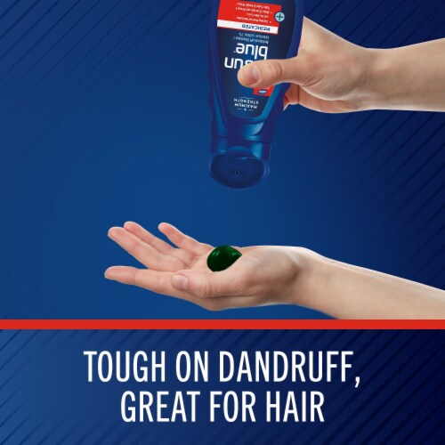 Selsun Blue Medicated Max Strength Dandruff Shampoo Perspective: left