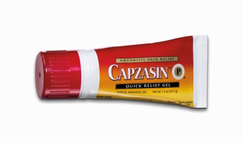 Capzasin No Mess Applicator Quick Relief Gel Perspective: left