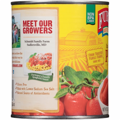 Furmano's® Italian Style Plum Tomatoes Perspective: left
