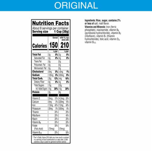 Kellogg's® Frosted Krispies Original Cereal Perspective: left