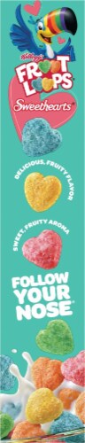 Kellogg's® Sweethearts® Fruit Loops® Cereal Perspective: left