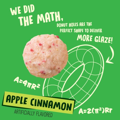 Kellogg's® Apple Jacks Glazed Donut Holes Apple Cinnamon Cereal Perspective: left