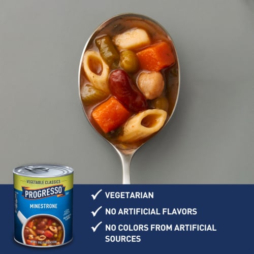 Progresso™ Vegetable Classics Minestrone Canned Soup Perspective: left