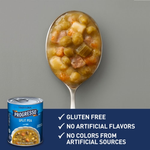 Progresso Traditional Canned Split Pea with Ham Soup Perspective: left