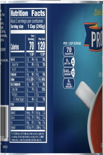 Progresso Tomato with Roasted Red Pepper Soup Perspective: left