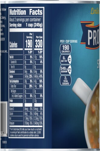 Progresso Split Pea Soup Perspective: left