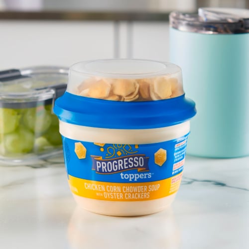 Progresso™ Toppers™ Chicken Corn Chowder Soup Perspective: left