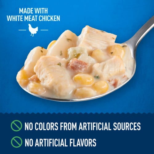 Progresso Reduced Sodium Chicken Corn Chowder Canned Soup Perspective: left