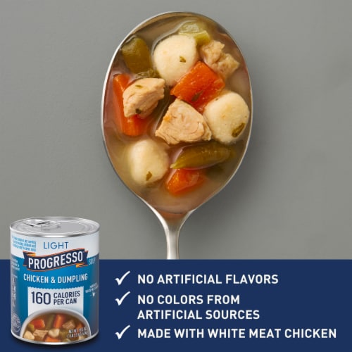 Progresso™ Light Chicken & Dumpling Soup Perspective: left