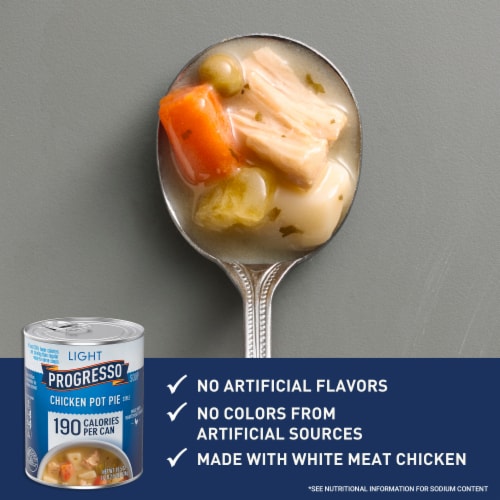 Progresso Light Chicken Pot Pie Style Soup Perspective: left