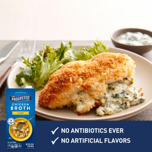 Progresso™ Reduced Sodium Gluten Free Chicken Broth Perspective: left