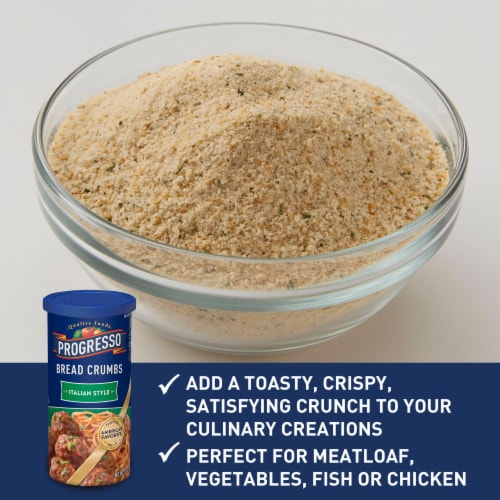 Progresso Italian Style Bread Crumbs Perspective: left