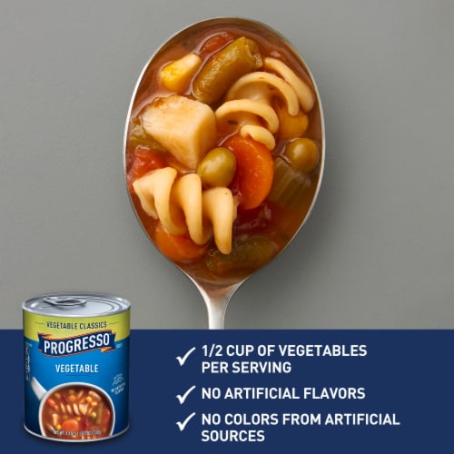 Progresso Vegetable Classics Vegetable Canned Soup Perspective: left