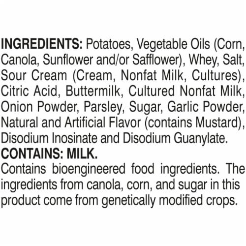 Jays Potato Chips, Sour Cream and Onion Ridges, 10 Oz Bag Perspective: left