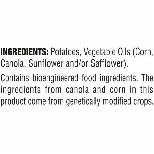 Jays® Potato Chips, No Salt, 8 Oz Bag Perspective: left