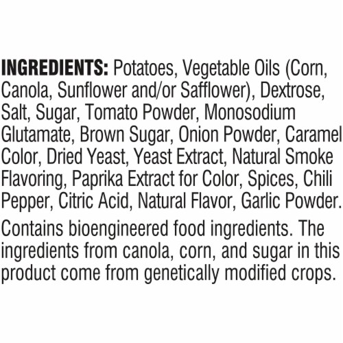 Krunchers!® Kettle Cooked Potato Chips, Mesquite BBQ, 8 Oz Bag Perspective: left