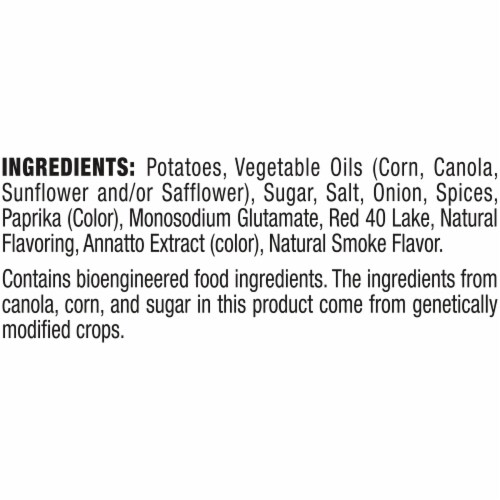 Jays® Hotstuff Potato Chips, 2.5 oz Snack Bag Perspective: left
