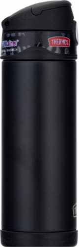 Thermos FUNtainer Stainless Steel Vacuum Insulated Hydration Bottle - Matte Black Perspective: left