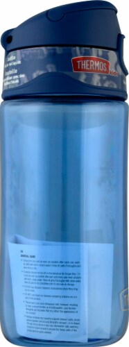 Thermos Plastic Spout Lid Hydration Bottle - Blueberry Perspective: left