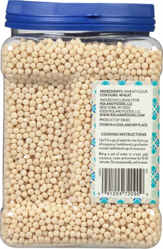 Roland® Traditional Israeli Couscous Toasted Pasta Perspective: left
