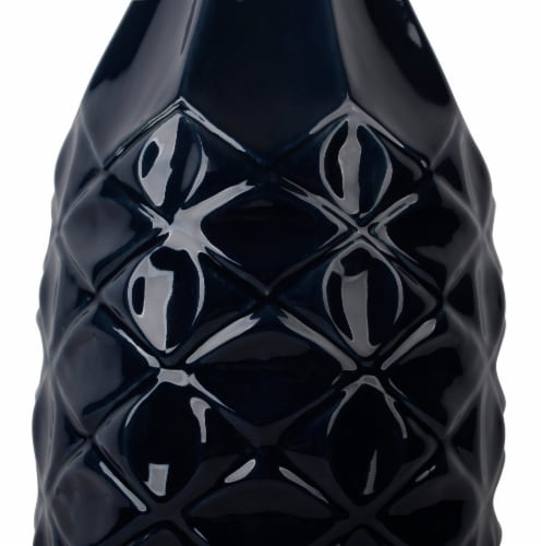 HD Designs® Large Ceramic Table Lamp Base - Dark Blue Perspective: left
