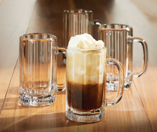 Dash of That® Glass Beer Stein Mugs Perspective: left