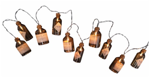 Holiday Home Halloween Potion Bottle LED String Lights Perspective: left