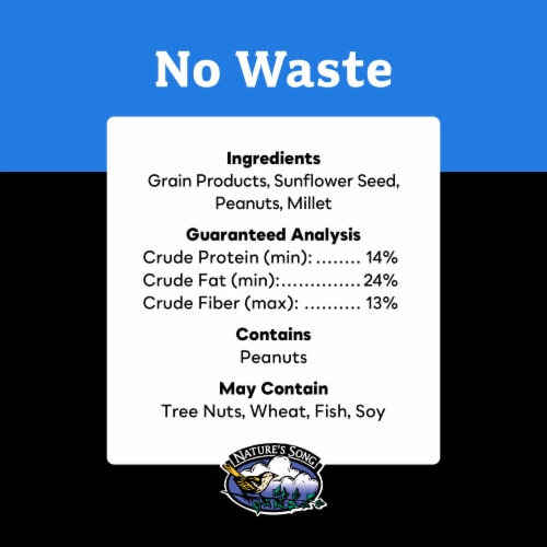Nature's Song® No Waste Bird Seed Perspective: left