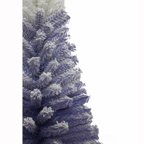Holiday Home Lavendar Gradient Christmas Tree Perspective: left