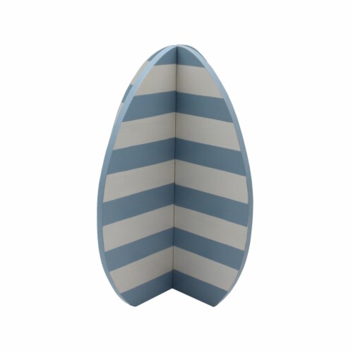 Holiday Home Blue Strip Egg Perspective: left