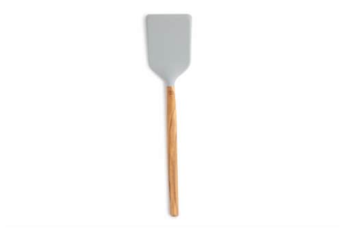 Dash of That Olivewood Silicone Turner - Assorted Perspective: left