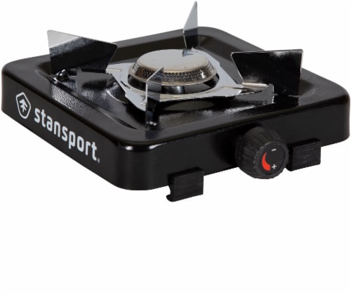 Stansport Single Burner Propane Stove - Black Perspective: left