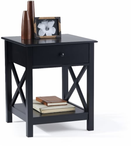 EL2 by Everyday Living X Frame Black End Table Perspective: left