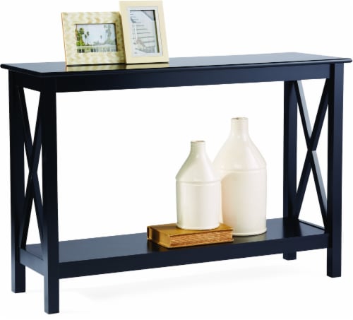 Everyday Living X Frame Black Console Table Perspective: left